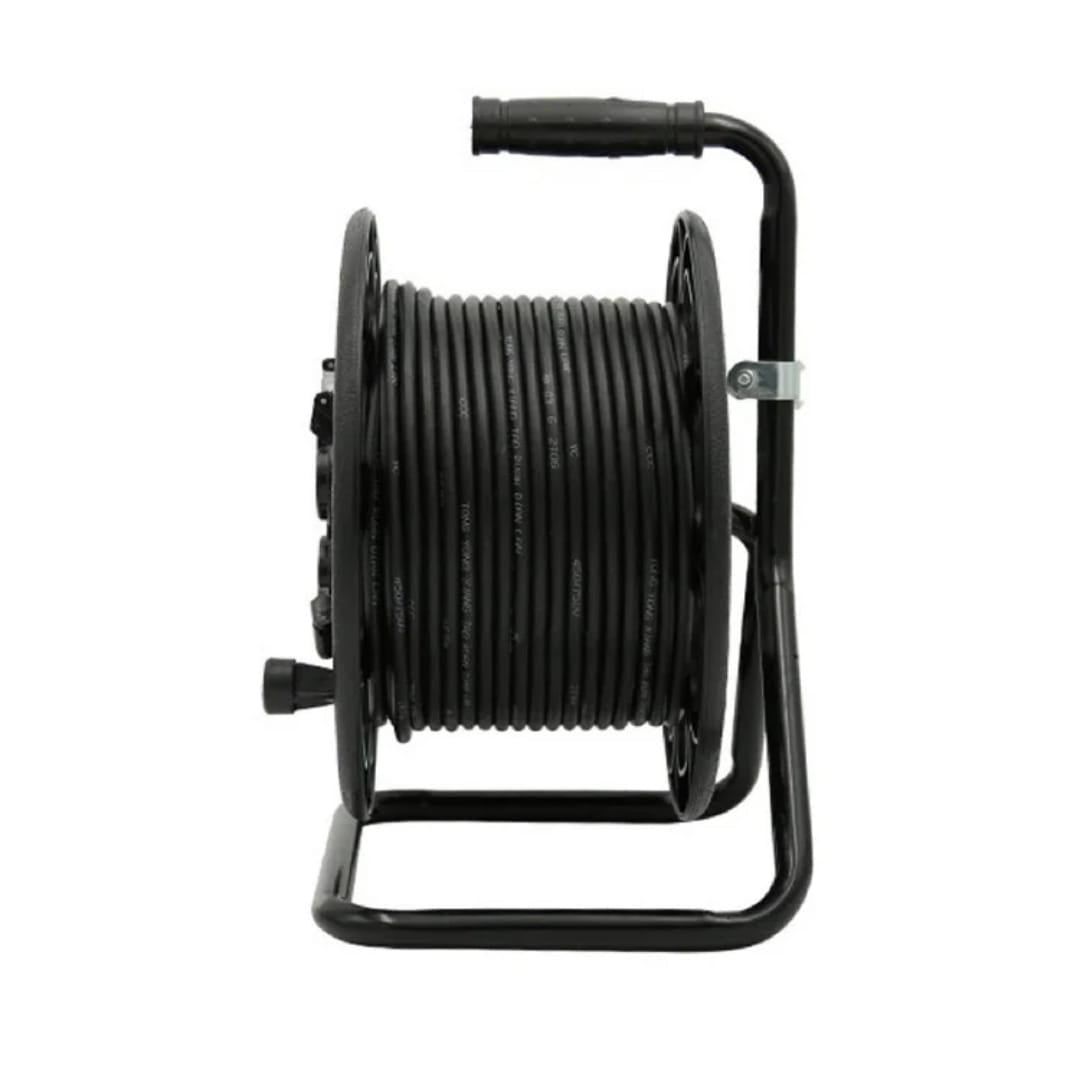 Premier Heavy-Duty 50 Metre Extension Cable Reel – 2.5mm | Electrician Grade