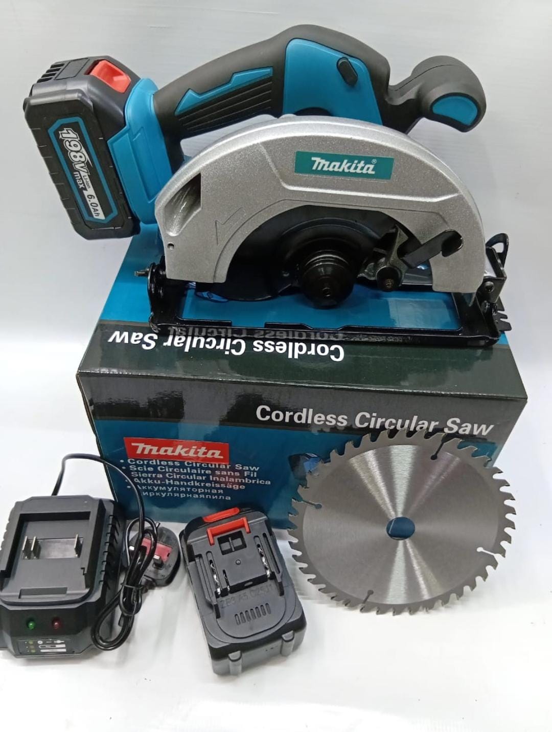 Makita 7-Inch Cordless Circular Saw – 198V Max | High-Performance, Portable & Precision Cutting