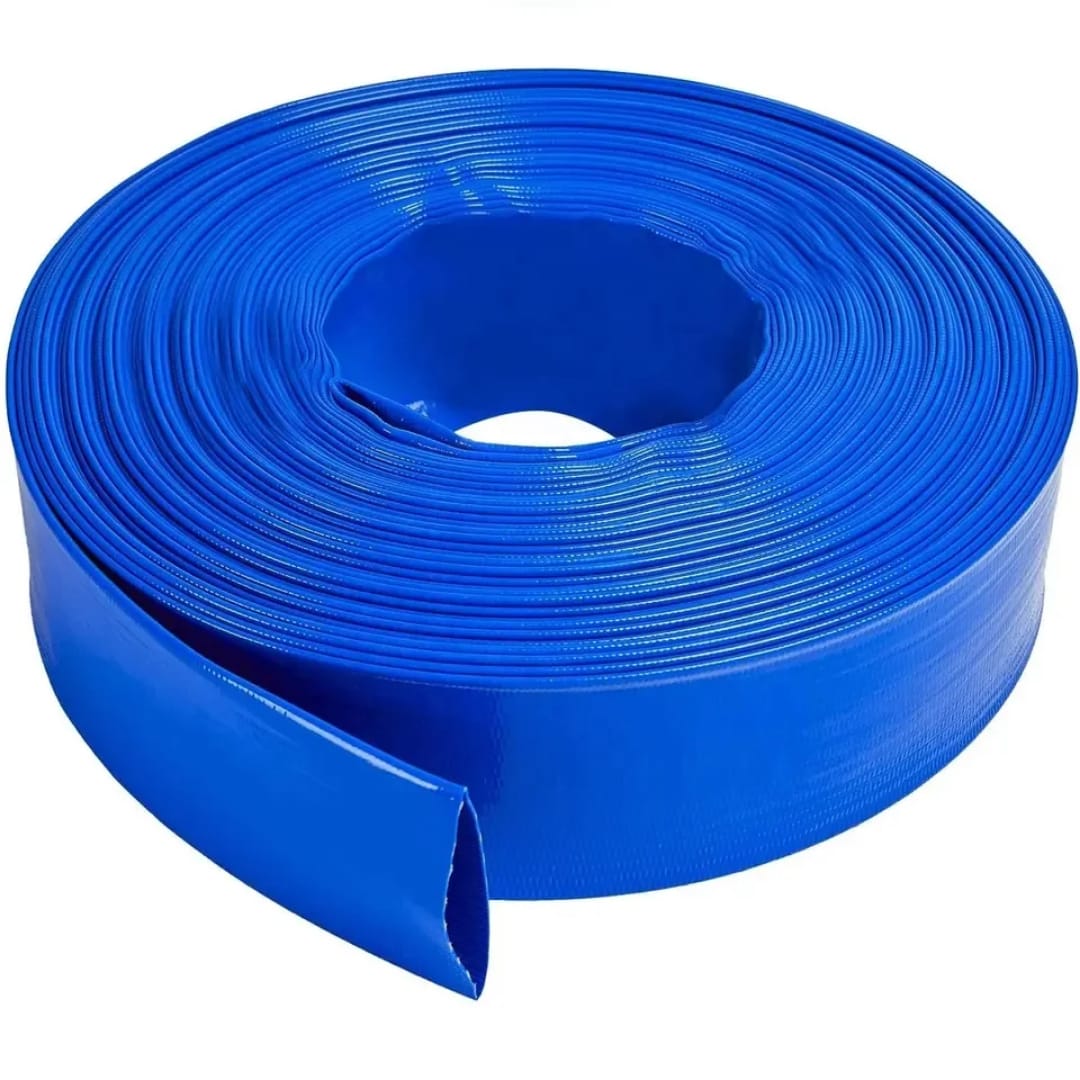 High Pressure PVC Layflat Hose – 2 Inch / 3 Inch (100 Metres) | Heavy Duty & Flexible Water Delivery Pipe