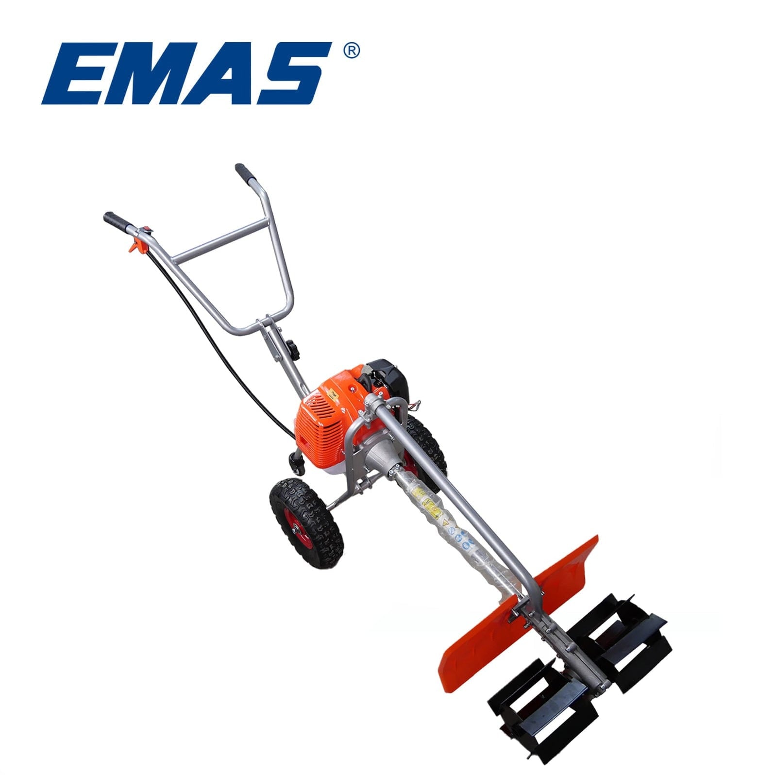 EMAS 52cc Trolley Type Tiller – Agricultural Cultivator