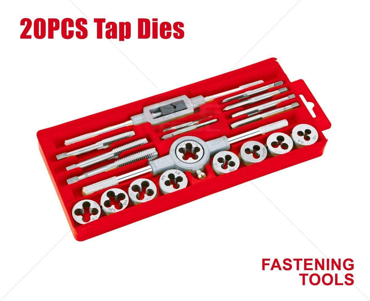 20PCS Tap & Die Set – Fastening Tools Kit