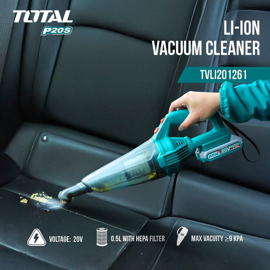 TOTAL P20S Cordless Vacuum Cleaner – TVLI201261