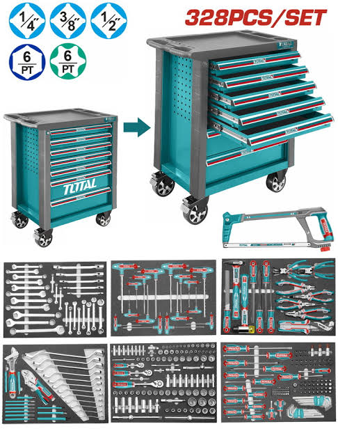 Total 328PCS Tool Chest Set – Model THPTCS73281