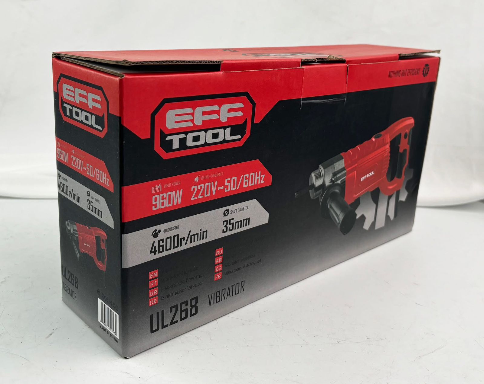 EFFTOOL UL268 Electric Concrete Vibrator – 960W