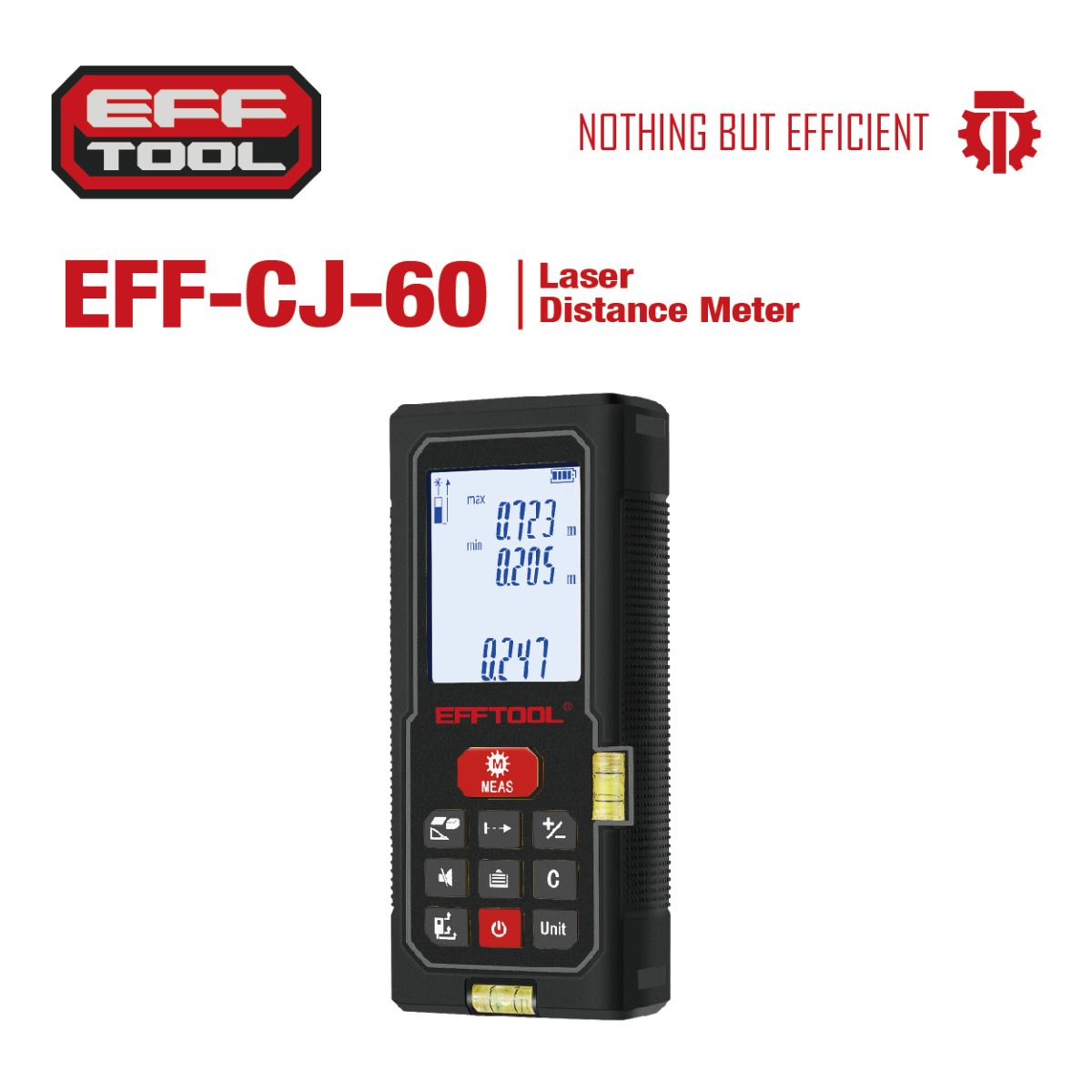 EFFTOOL EFF-CJ-60 Laser Distance Meter – 60M