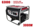 G3000 Gasoline Generator – 3000W (3.8KVA Max)