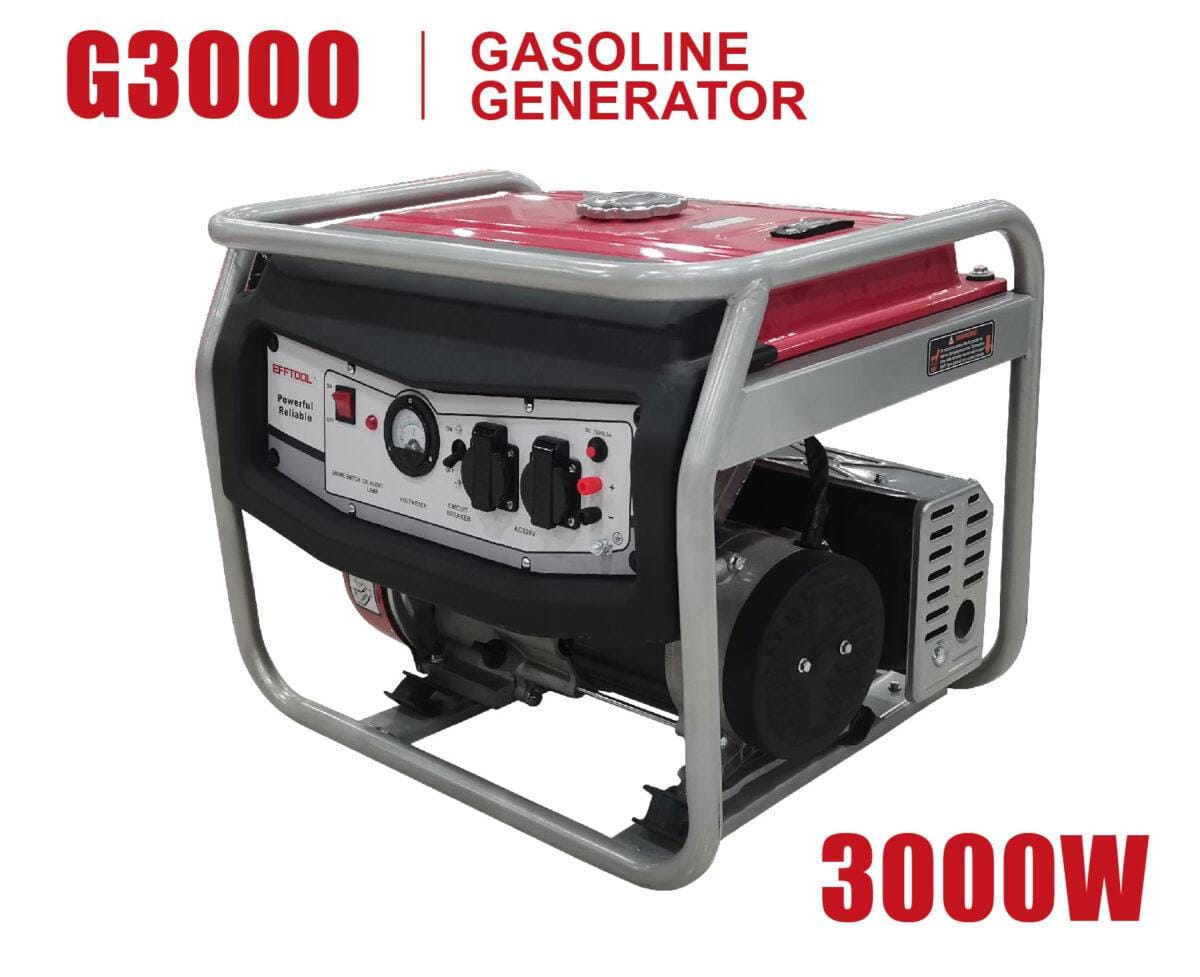 G3000 Gasoline Generator – 3000W (3.8KVA Max)