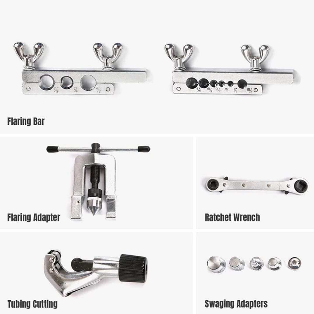 Professional Tube Flaring Tool Kit
