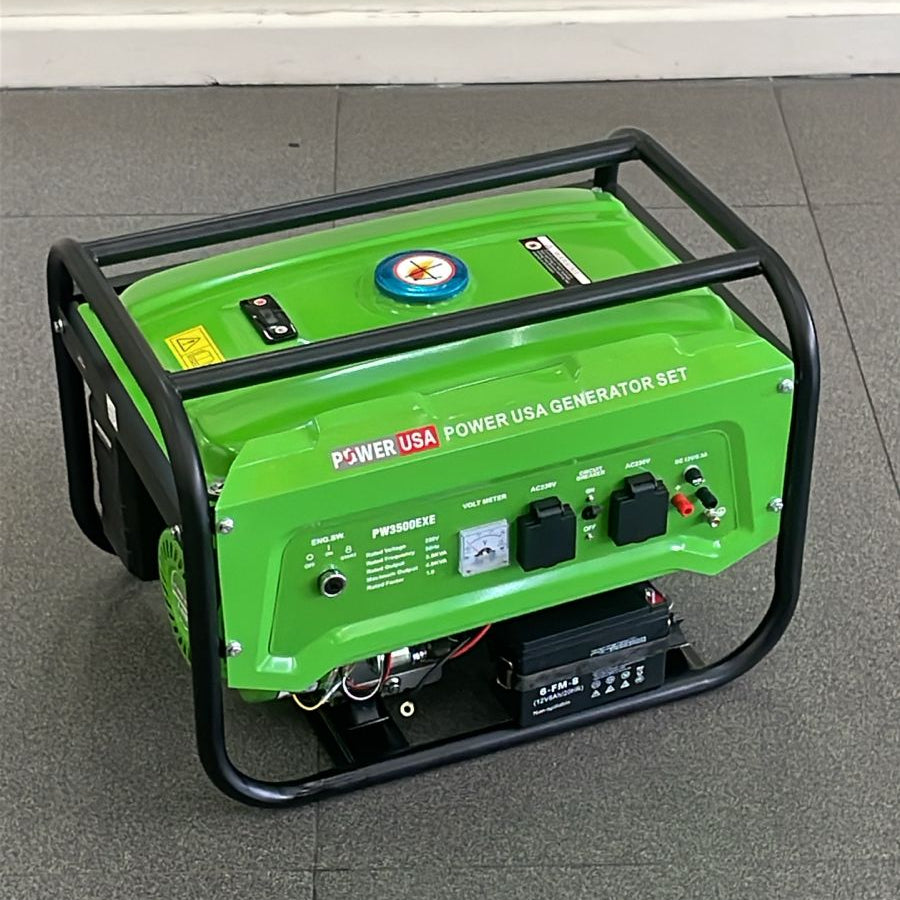 Power USA Key Start Petrol Generator – Reliable Backup Power