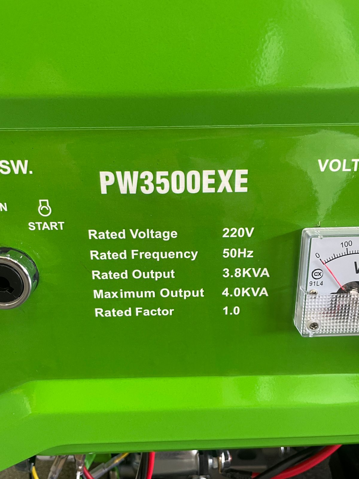 Power USA Key Start Petrol Generator – Reliable Backup Power