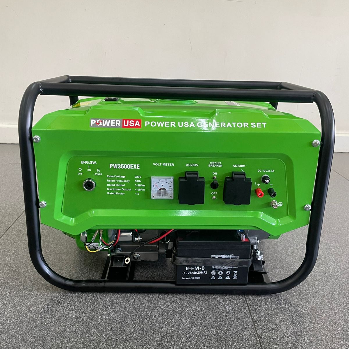 Power USA Key Start Petrol Generator – Reliable Backup Power