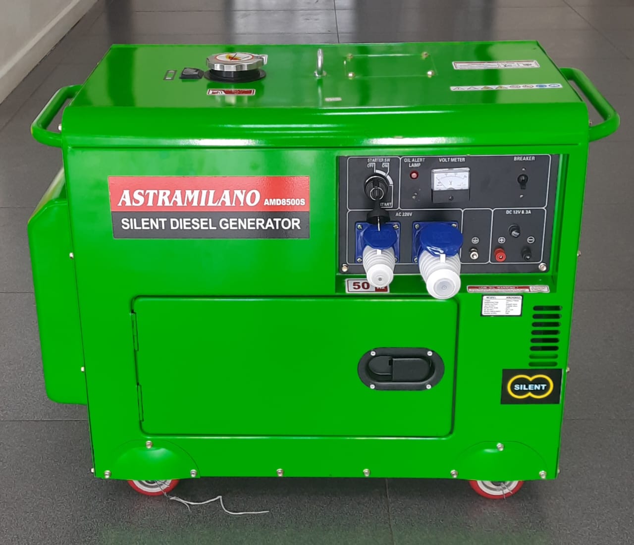 ASTRAMILANO Silent Diesel Generator 7.5kVA (AMD8500S)