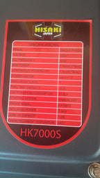 HISAKI Japan Diesel Generator 7.5kVA (HK7000S)