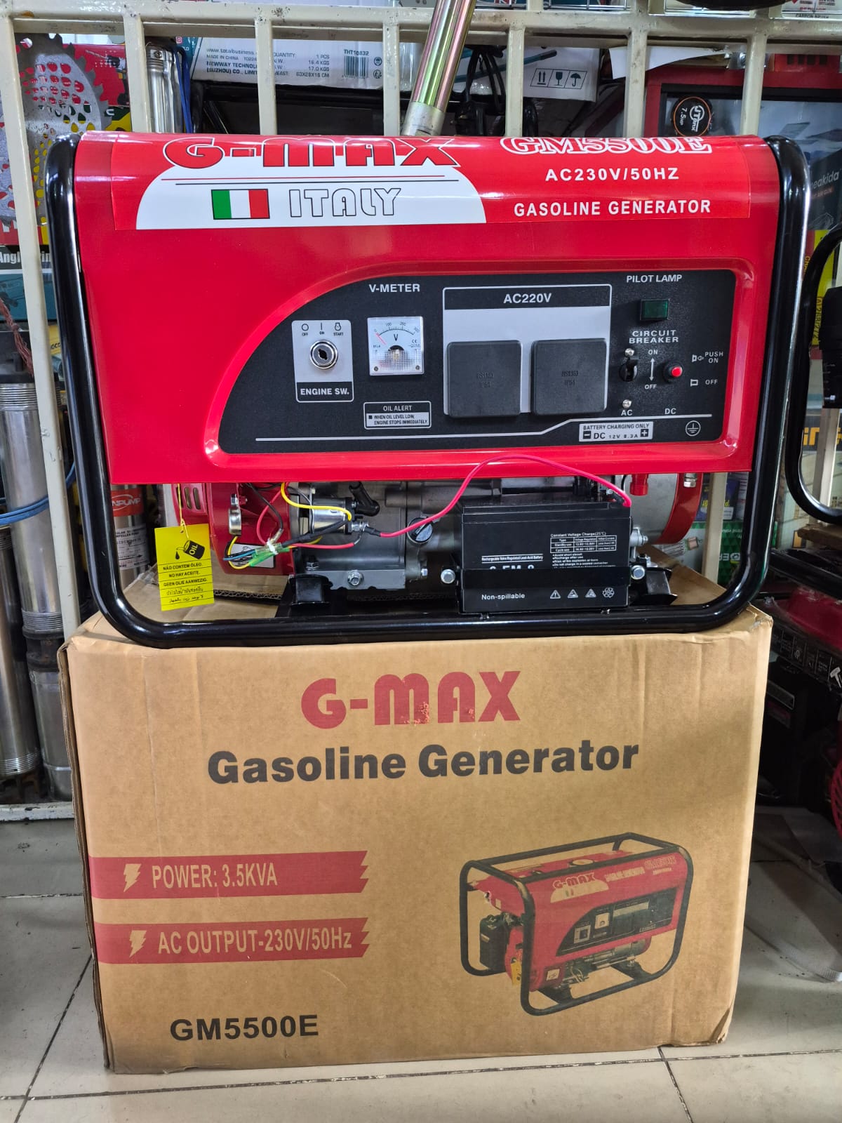 K-MAX 3.5KVA Petrol Generator (GM5500E)
