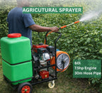 Aico Japan 60L Trolley Type Agricultural Sprayer – 7.5HP Engine