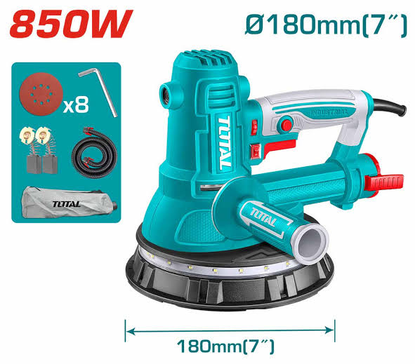 Total 850W Wall Sander 180mm / 7″