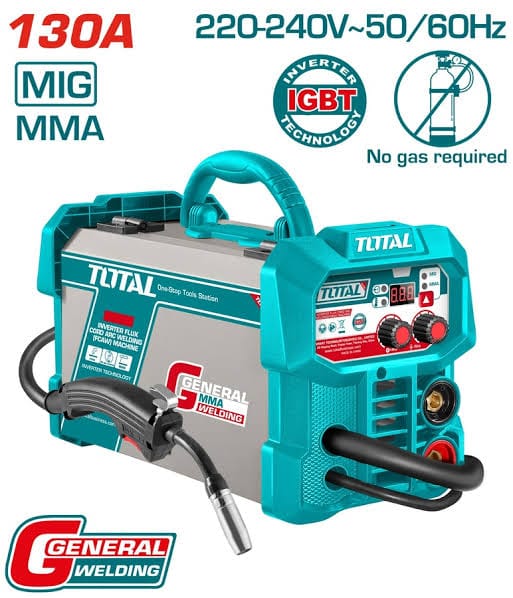 Total TFC13018 Inverter Flux Cord Arc Welding Machine 130A