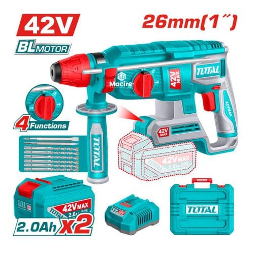 Total Cordless Rotary Hammer 42V TRHLI422682