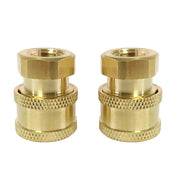 Brass Quick Release Coupler for Hose Pipe & Gun – 2 Pieces