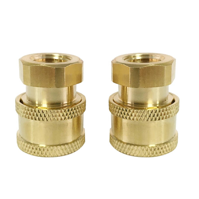 Brass Quick Release Coupler for Hose Pipe & Gun – 2 Pieces