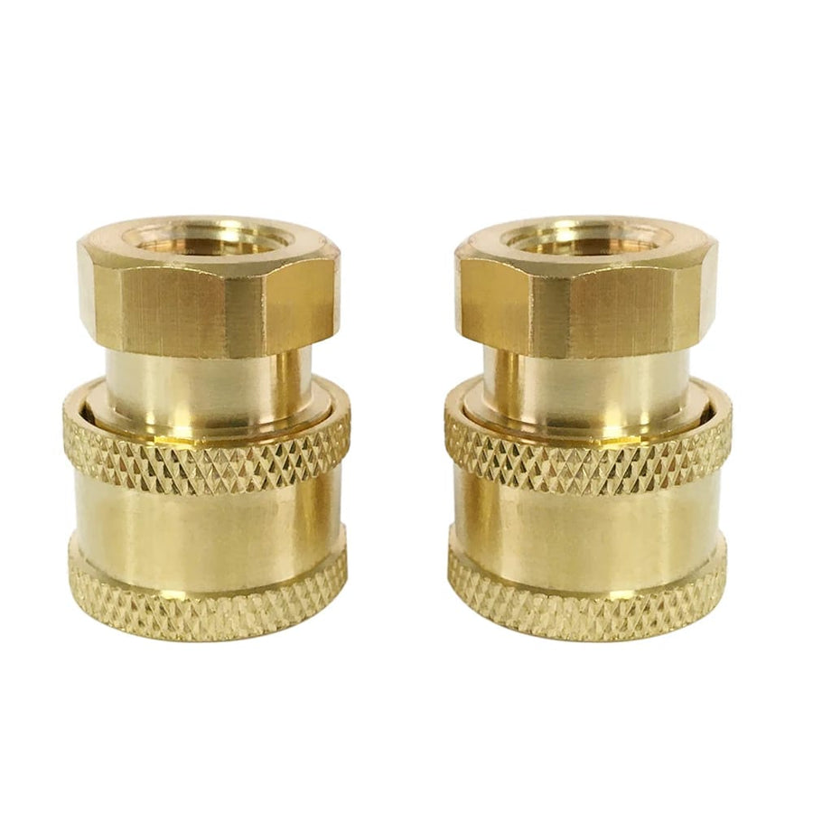 Brass Quick Release Coupler for Hose Pipe & Gun – 2 Pieces