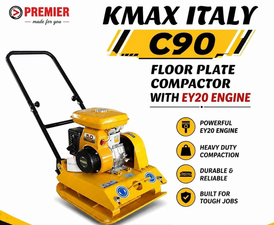 K-Max Italy C90 Floor Plate Compactor – EY20 Engine