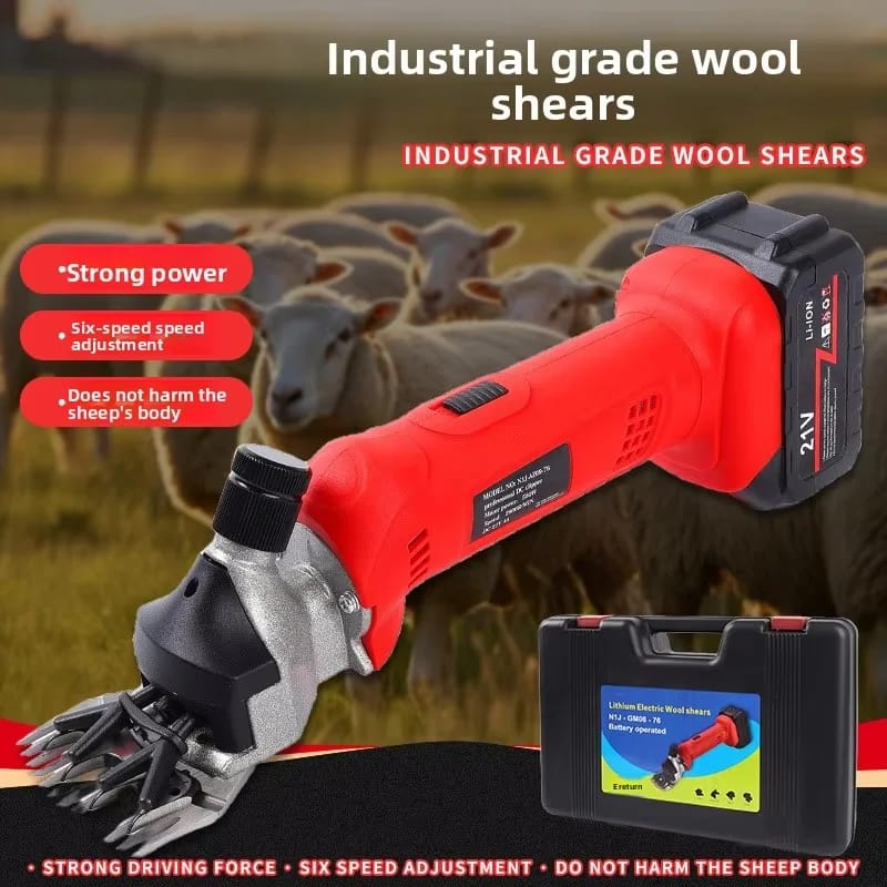 21V Cordless Wool Clipper / Sheep Shearing Machine