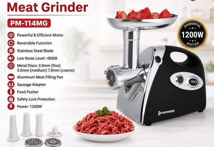 Premier PM-114MG Meat Grinder – 1200W