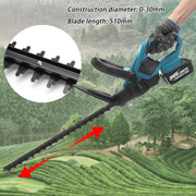 198V 1400W Cordless Hedge Trimmer – 510mm Blade