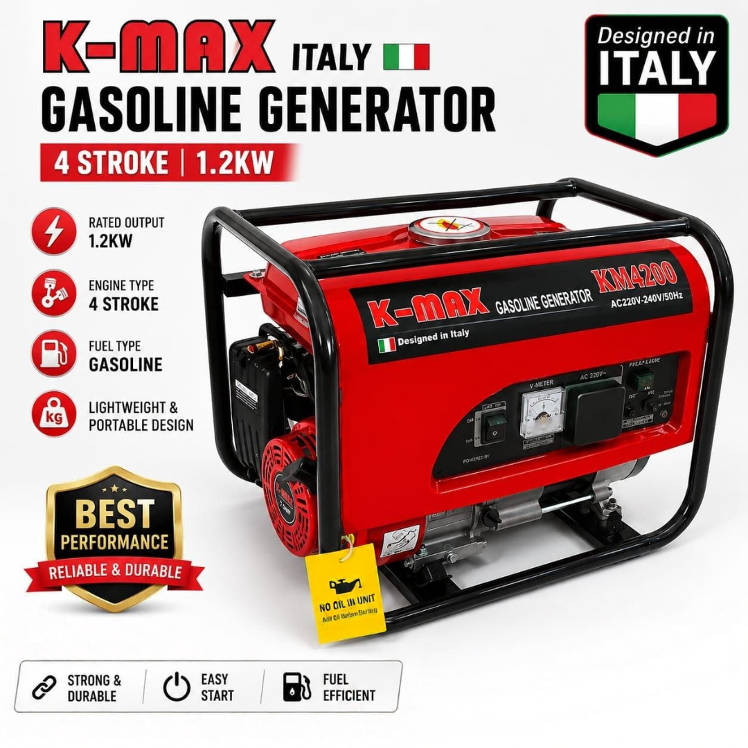 K-Max KM4200 1.2kVA Petrol Generator