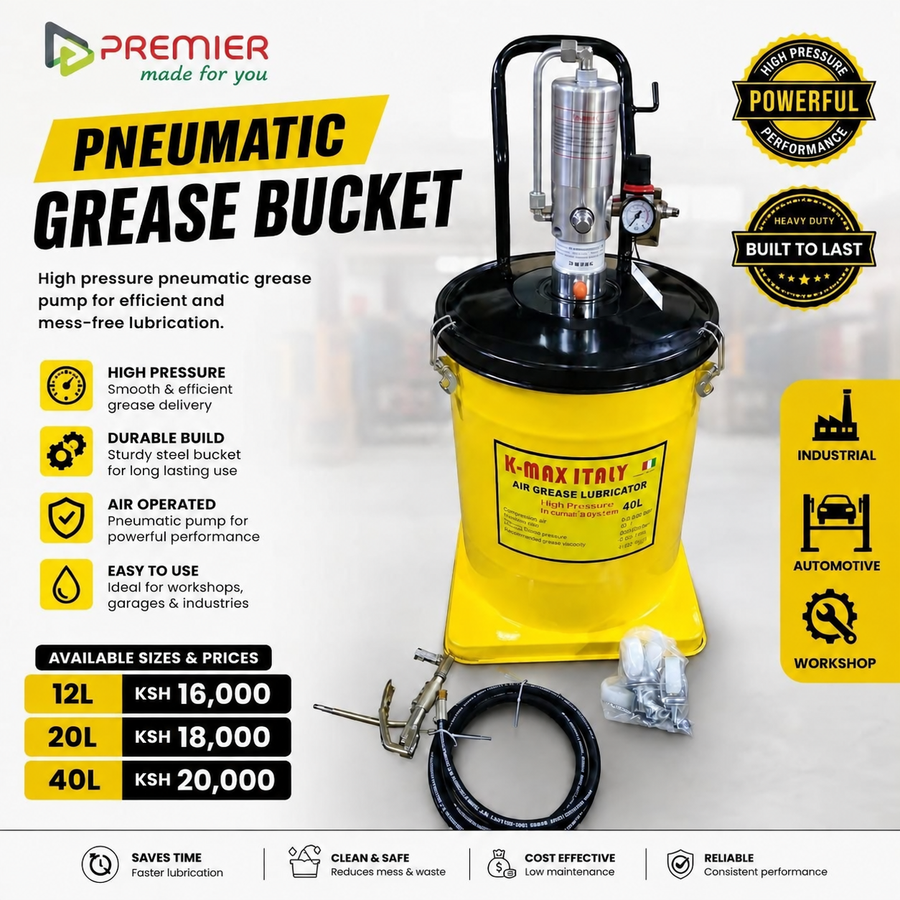Premier / K-Max Italy Pneumatic Grease Bucket