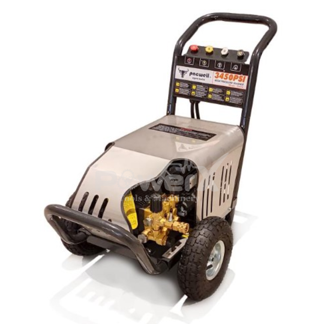 Pacwell 3450 PSI High-Pressure Washer — Heavy-Duty Petrol Carwash Unit