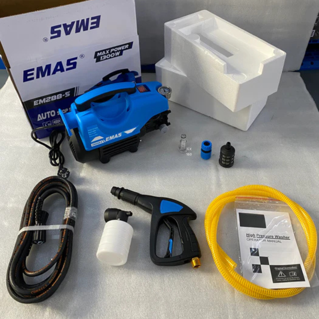 EMAS EM288-5 1300W Portable High Pressure Car Washer