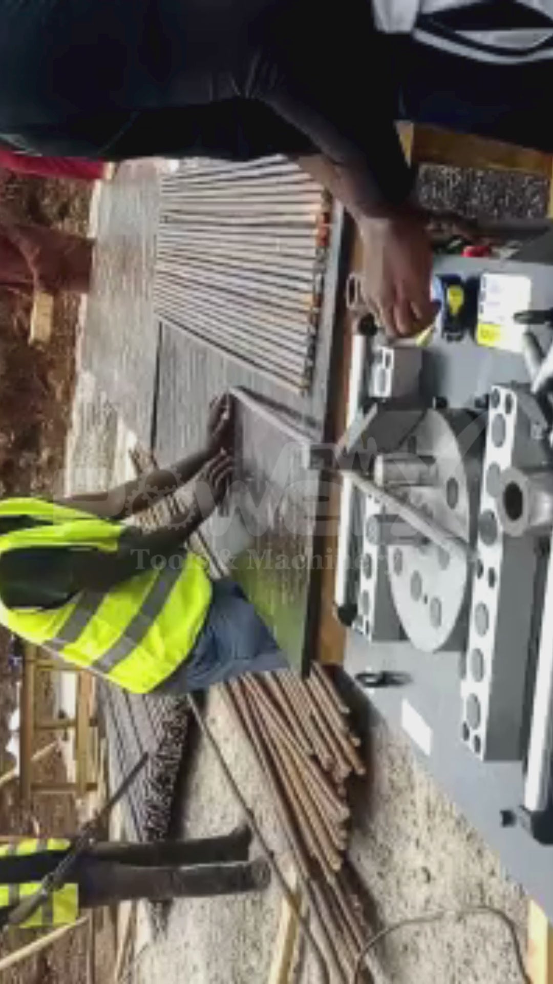 Heavy-Duty 3-Phase Steel Bar Bender Machine