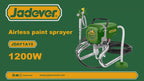 JADEVER JDAY1A10 1200W Airless Paint Sprayer – Professional High-Pressure Painting System