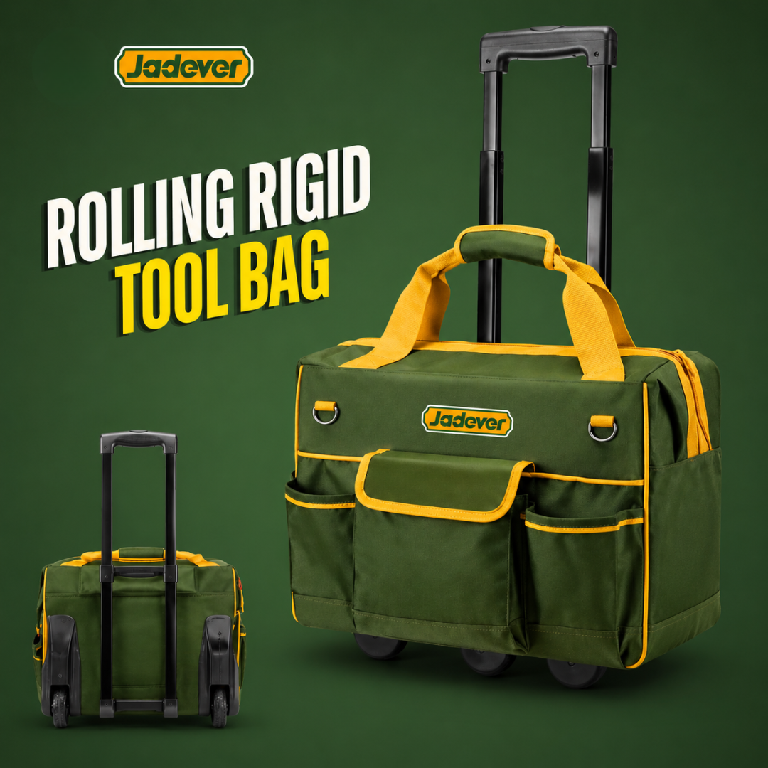 Jadever Rolling Rigid Tool Bag – Mobile Storage for Professionals