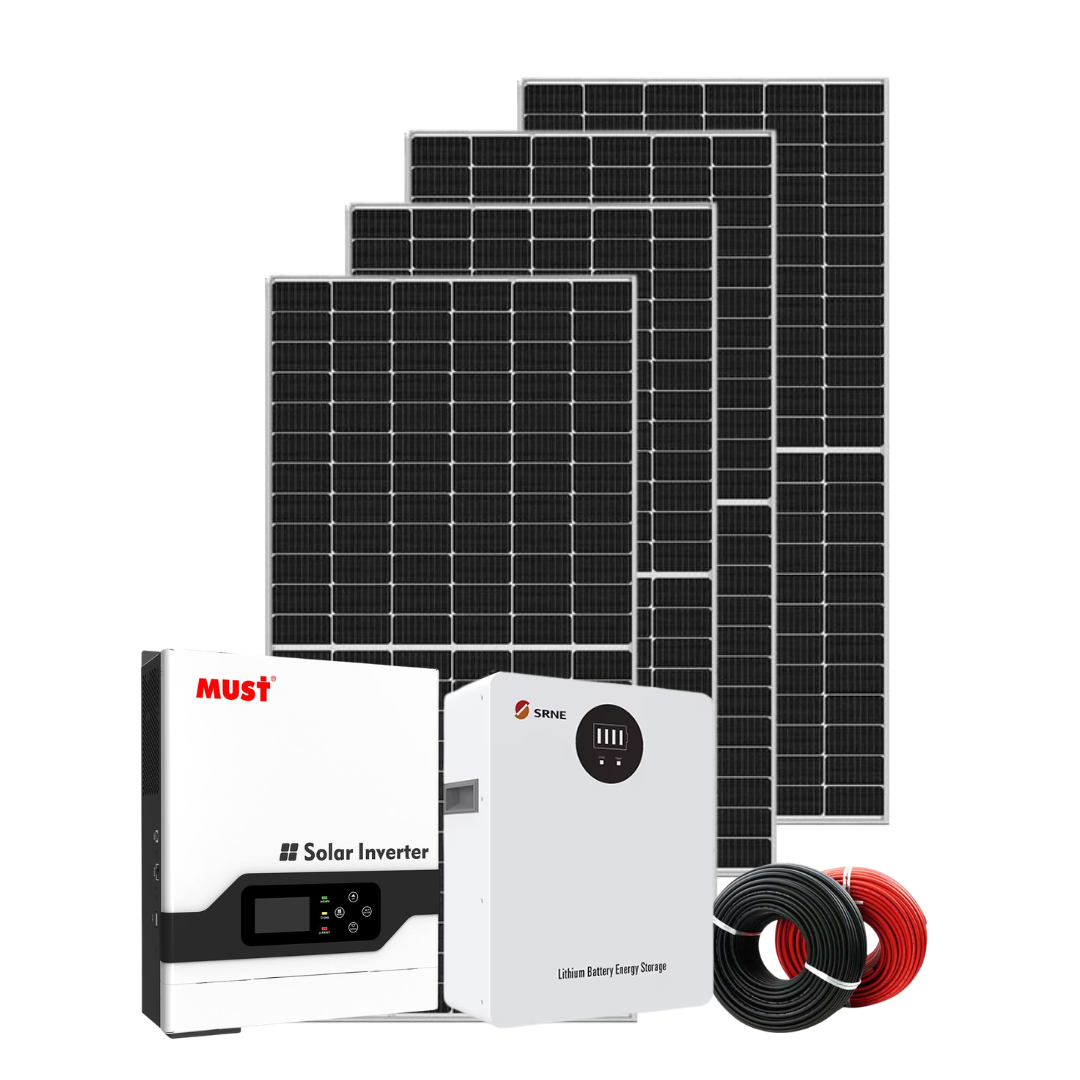 3.2kW 24V MUST Lithium Solar Kit