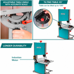 TOTAL TS730301 350W Band Saw