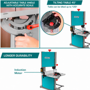 TOTAL TS730301 350W Band Saw