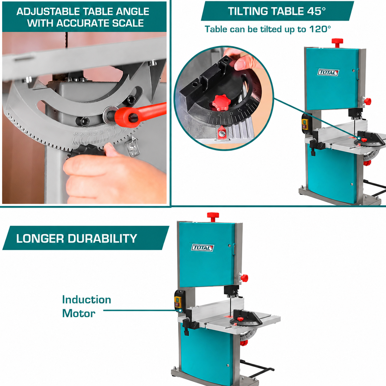 TOTAL TS730301 350W Band Saw