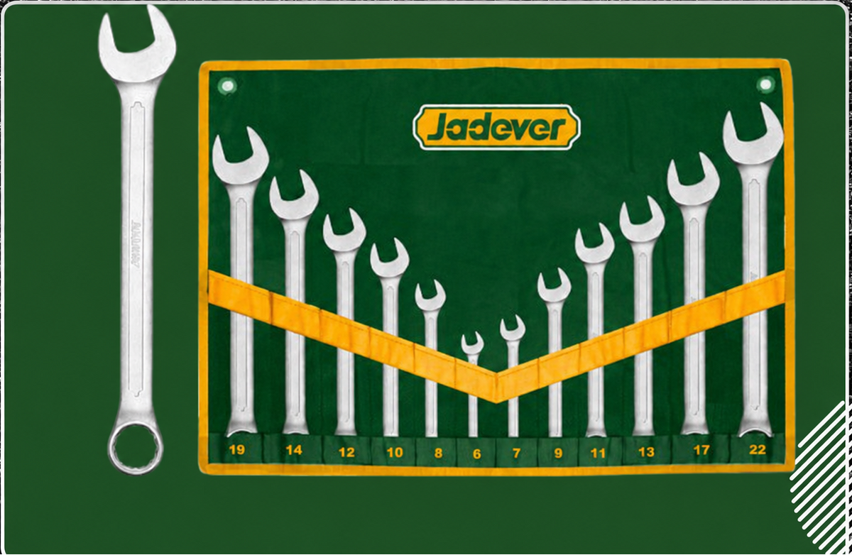 Jadever 12-Piece Combination Spanner Set