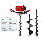 Earth Auger DZ64S - 63.3cc Petrol Post-Hole Digger