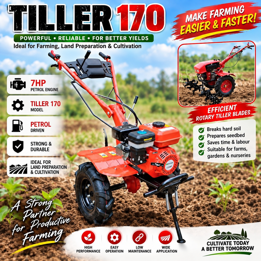 Tiller 170 – 7HP Petrol Cultivator